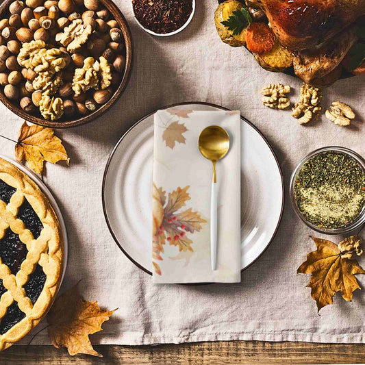 Hello Autumn Cloth Napkin Set of 4