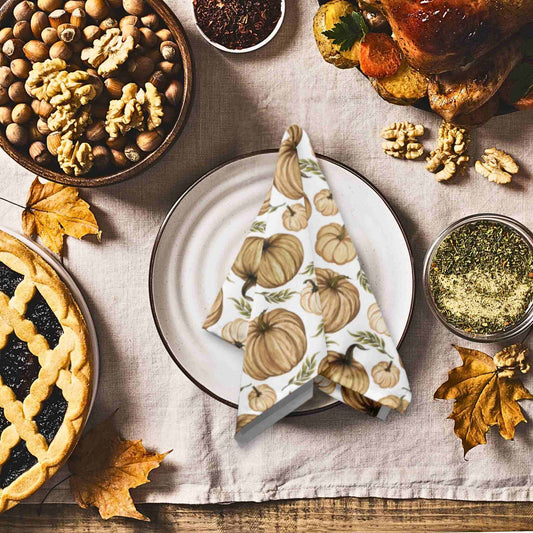 Pumpkin Bounty Cloth Napkin Set of 4