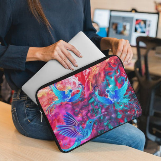 Abstract Aviary Laptop Sleeve - ZumBuys