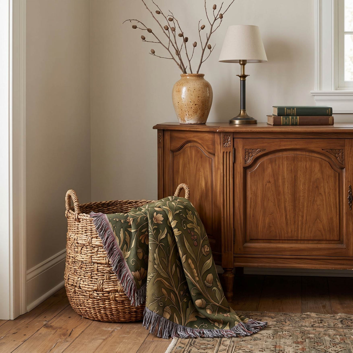 Autumn Heirloom Woven Blanket - ZumBuys