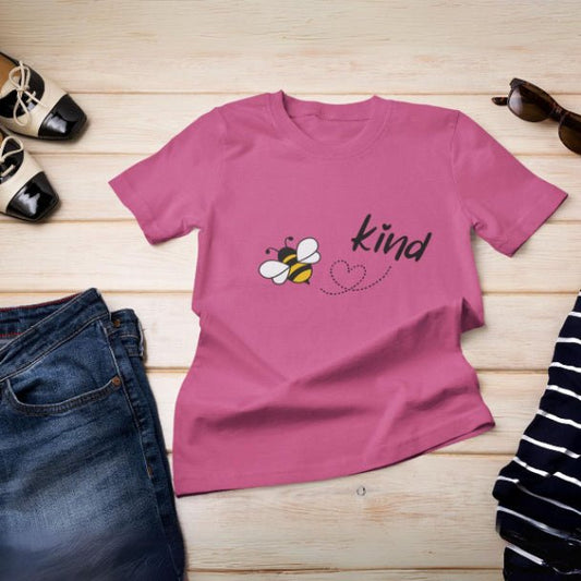 Bee Kind Women's Heavy Cotton Tee - ZumBuys