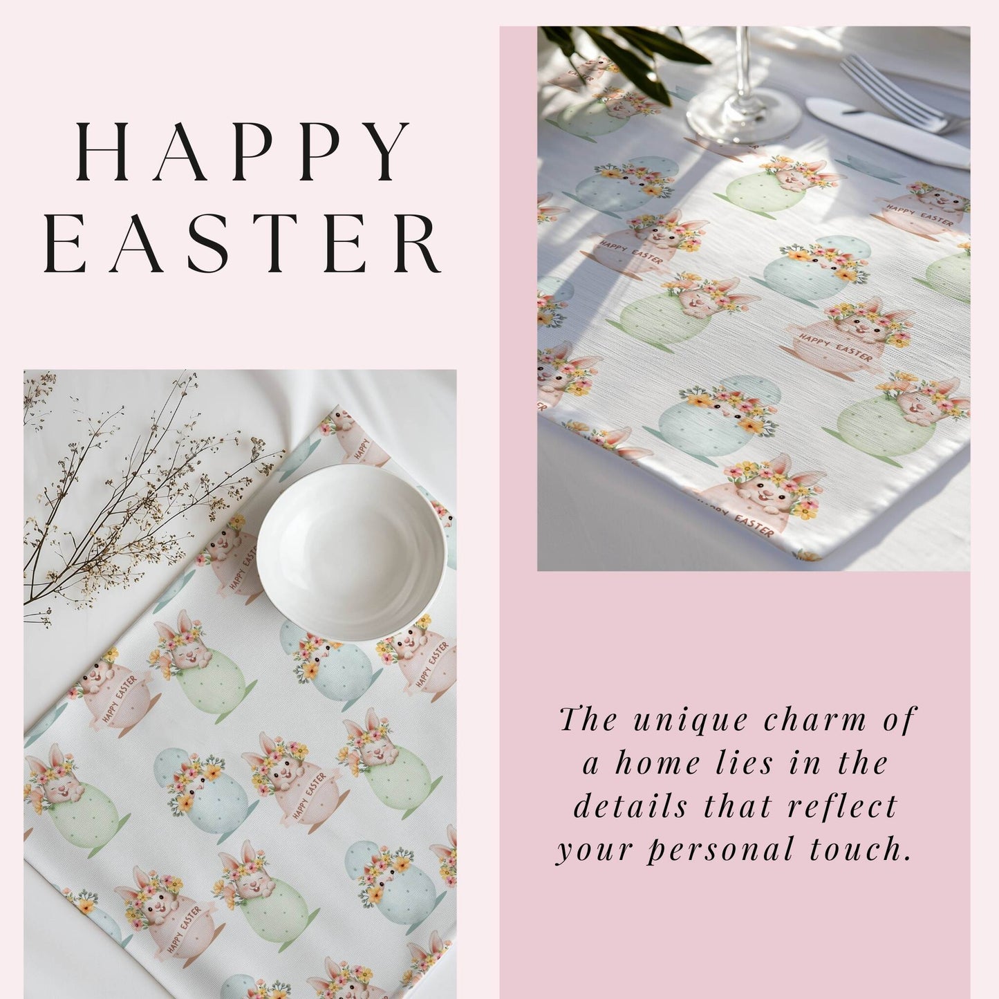 Bunny Hatch Placemat Set - ZumBuys