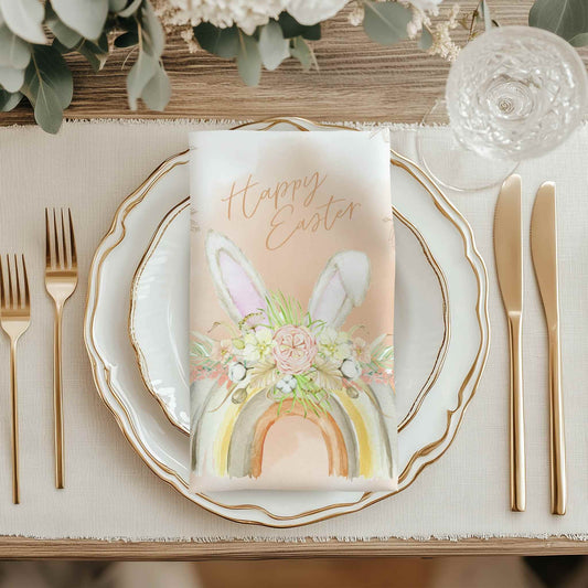 Bunny Rainbow Cloth Napkin Set - ZumBuys