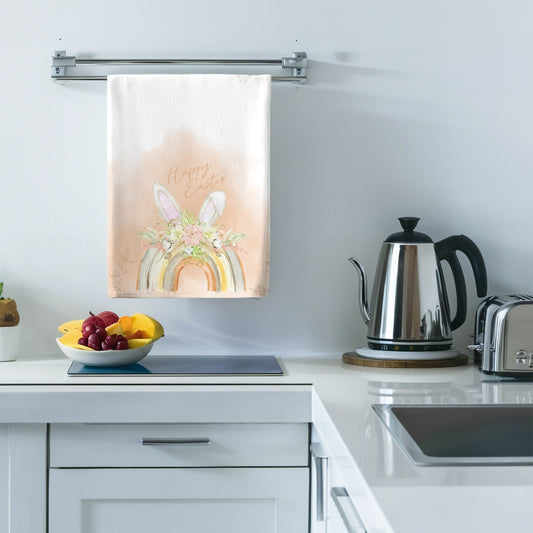 Bunny Rainbow Tea Towel (cotton, poly) - ZumBuys