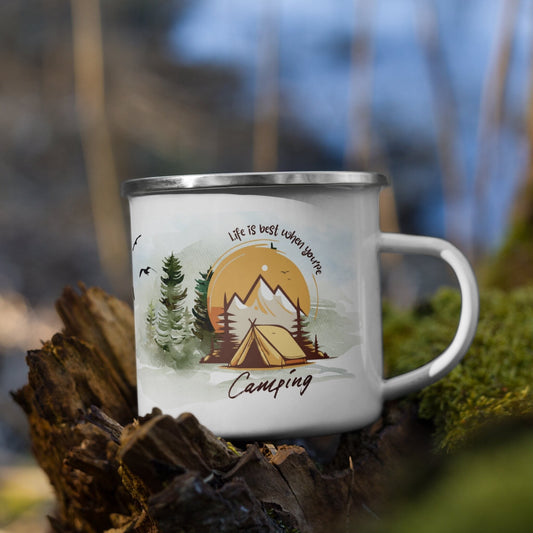 Campfy Enamel Mug 12oz - ZumBuys