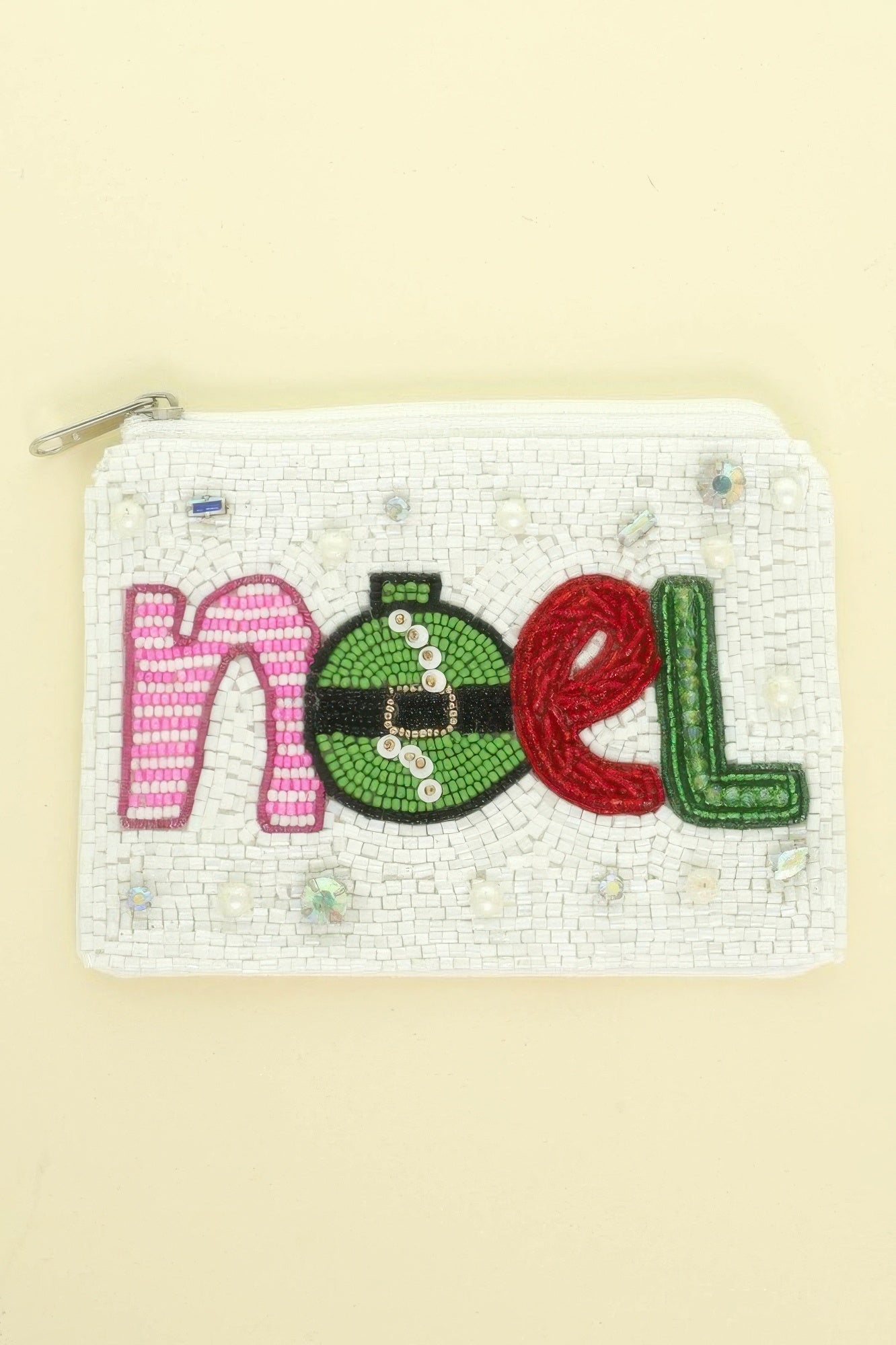 Christmas Noel Beaded Coin Bag - ZumBuys