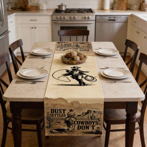 Dusty Grit Table Runner (Cotton, Poly) - ZumBuys