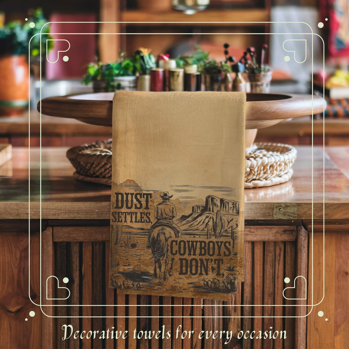 Dusty Grit Tea Towel (cotton, poly) - ZumBuys