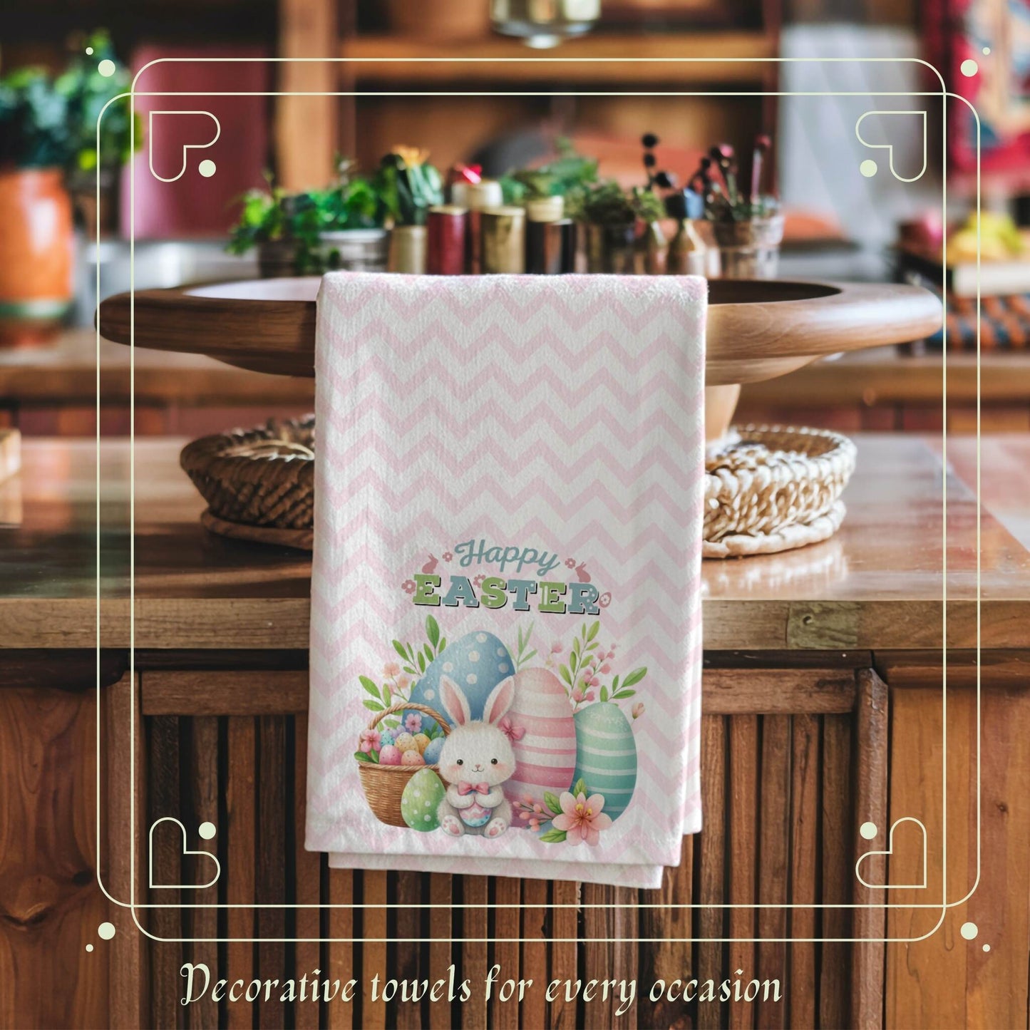Easter Abundance Tea Towel (cotton, poly) - ZumBuys