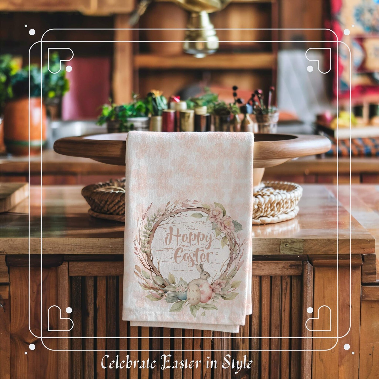 Easter Wishes Tea Towel - ZumBuys