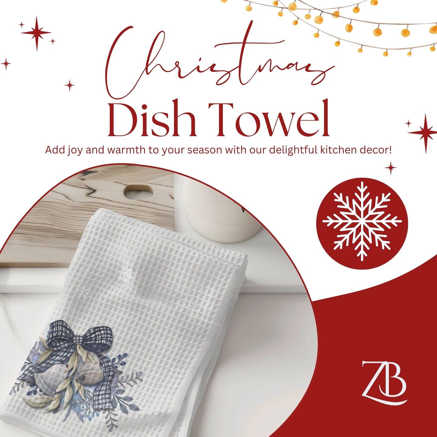 Elegant Belle Dish Towel - ZumBuys