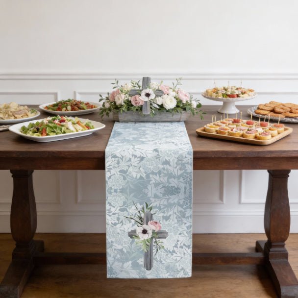Everlasting Grace Table Runner (Cotton, Poly) - ZumBuys