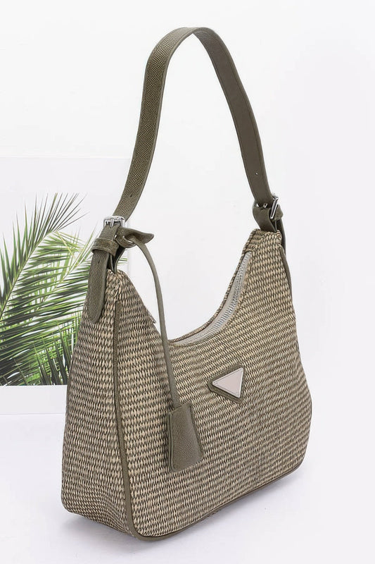 Faux Leather Shoulder Bag - ZumBuys