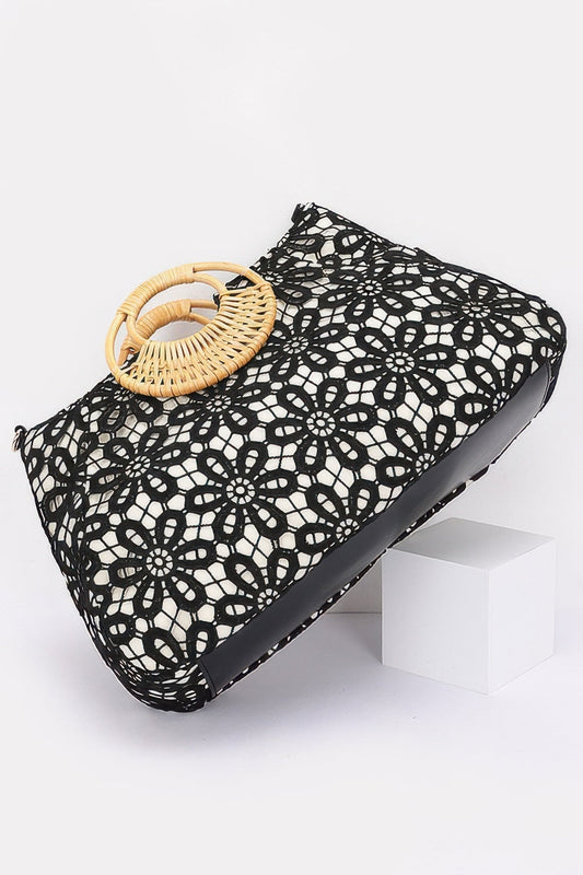 Faux Top Case Clutch - ZumBuys