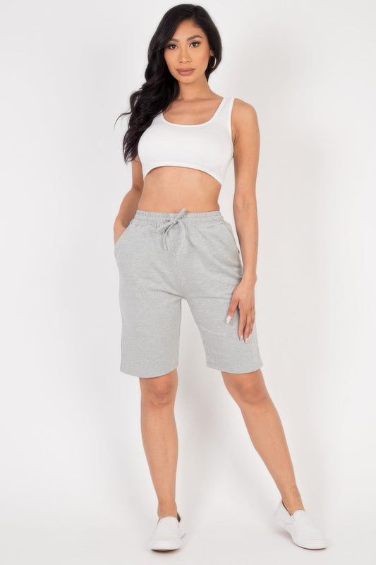 French Terry Bermuda Shorts - ZumBuys