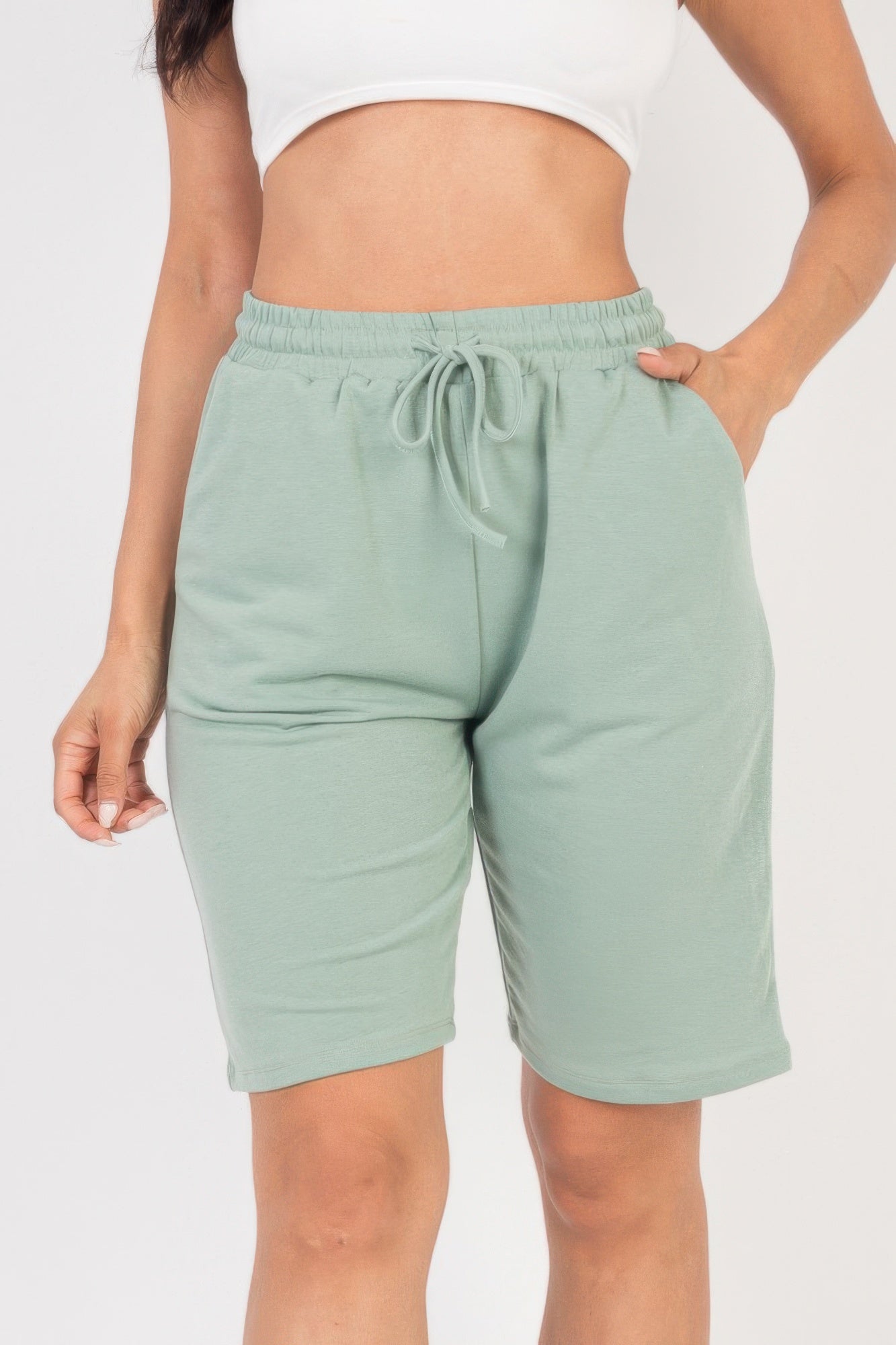 French Terry Bermuda Shorts - ZumBuys