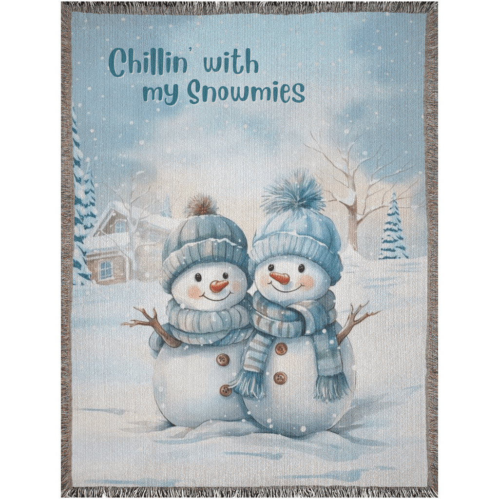 Frosty Friends Woven Blankets - ZumBuys