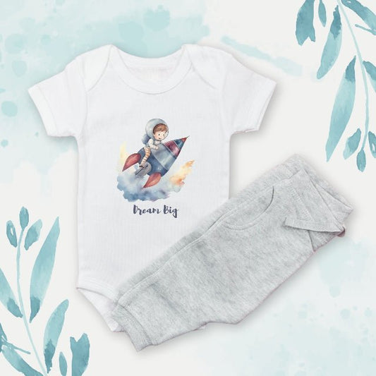 Galactic Dreamer Infant Fine Jersey Bodysuit - ZumBuys
