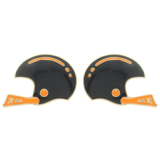 Gameday Football Helmet Stud Earrings - ZumBuys