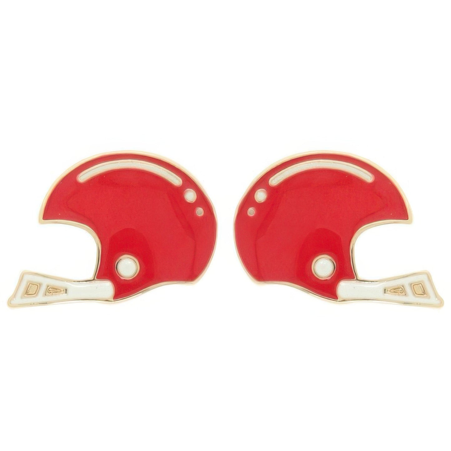Gameday Football Helmet Stud Earrings - ZumBuys