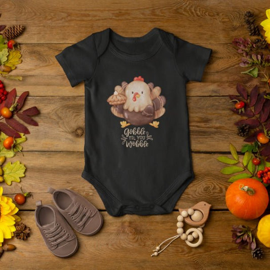 Gobble Wobble Infant Baby Rib Bodysuit - ZumBuys