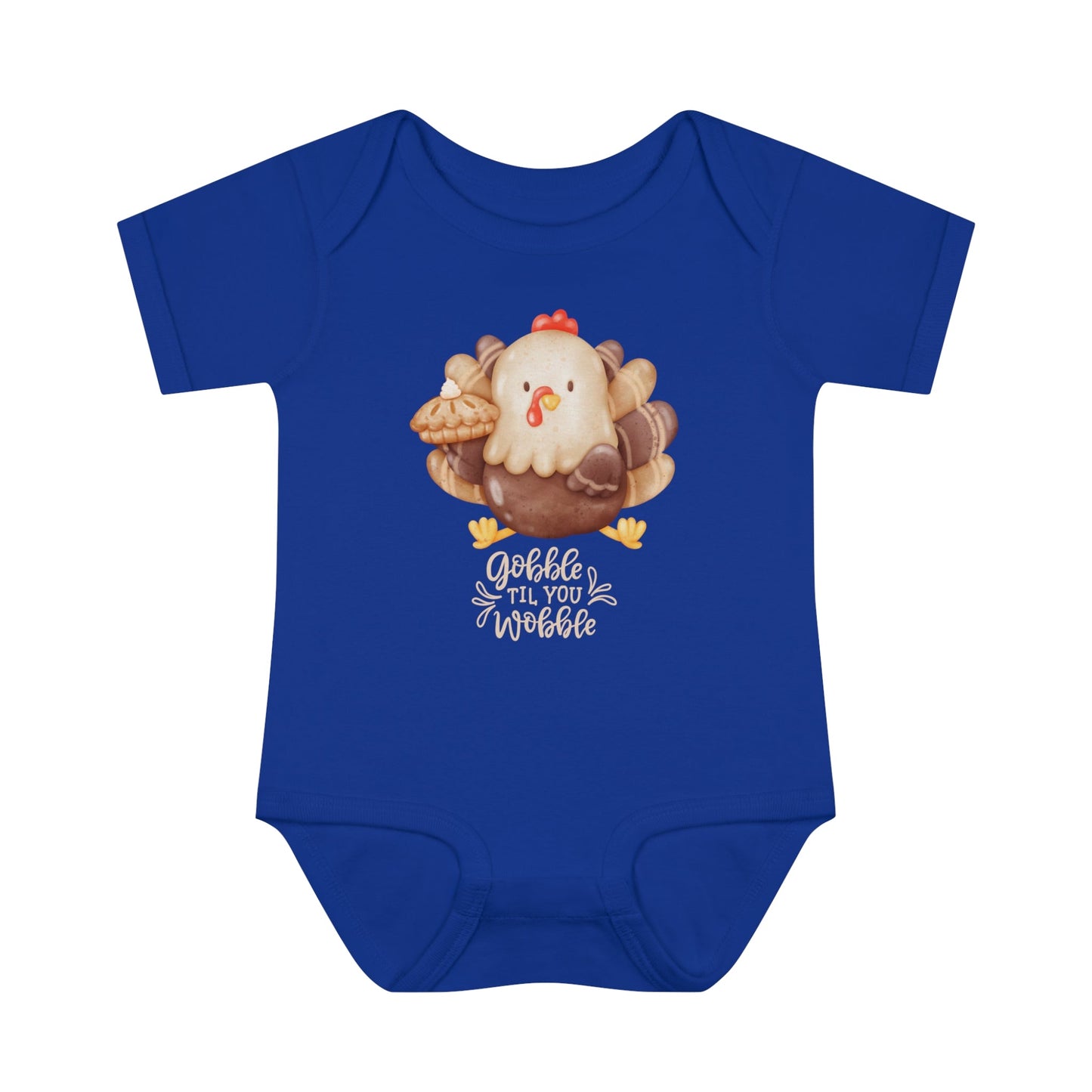 Gobble Wobble Infant Baby Rib Bodysuit - ZumBuys