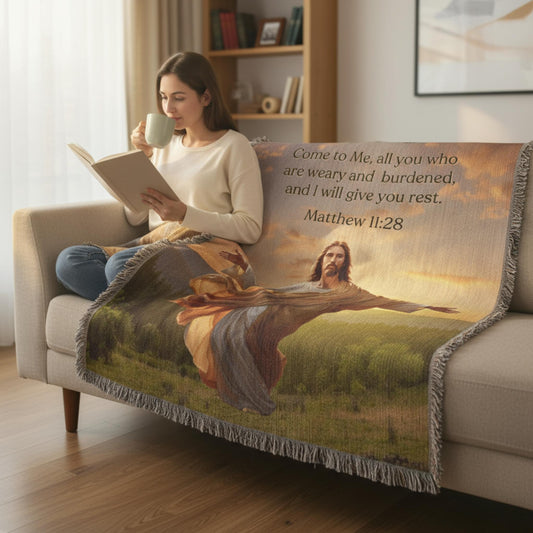 Heavenly Embrace Woven Blanket - ZumBuys