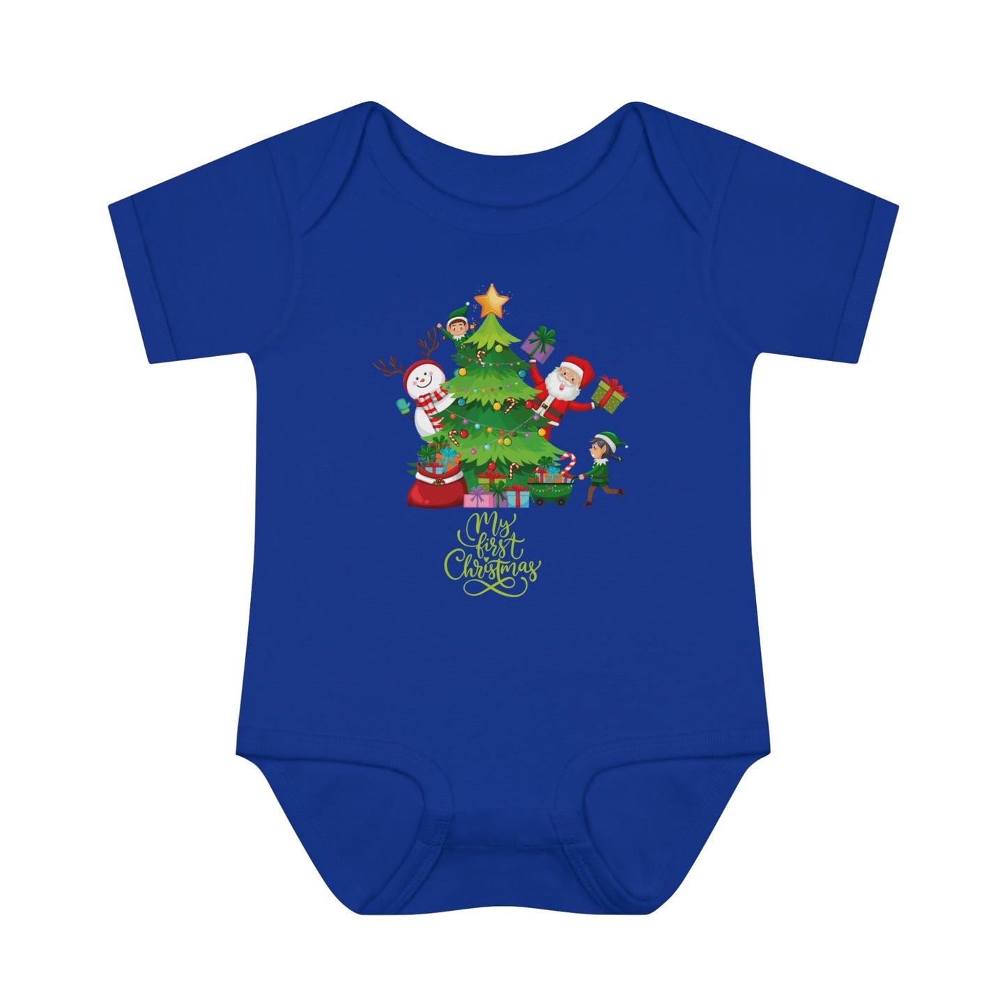 Holiday Baby Infant Baby Rib Bodysuit - ZumBuys