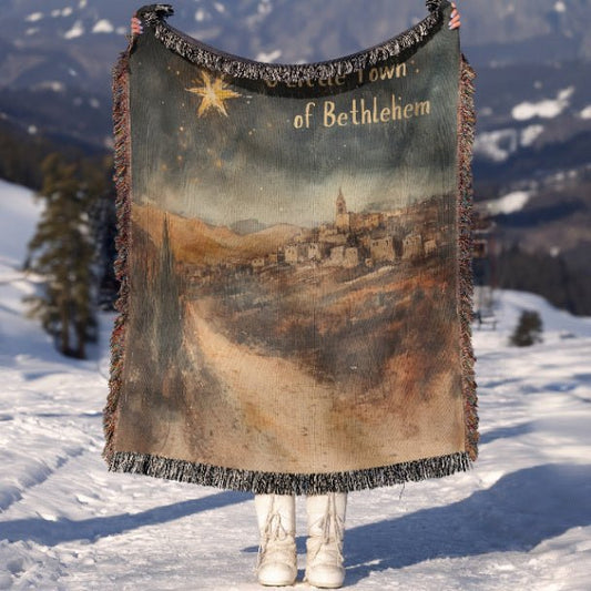 Journey to Bethlehem Woven Blankets - ZumBuys