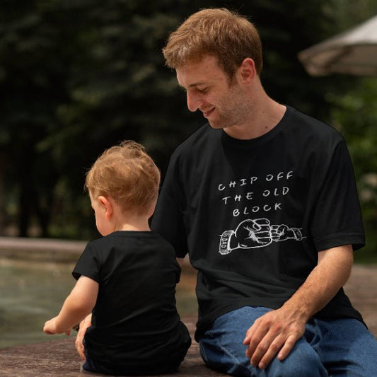Just Like Dad Men's Heavy Cotton Tee - ZumBuys