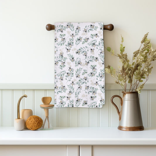 Leafy Bumble Dish Towel - ZumBuys