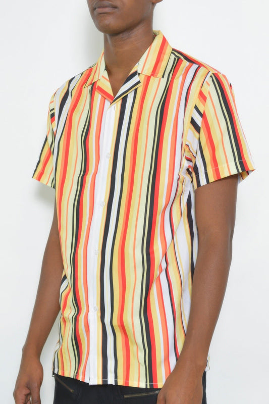 Men's Short Sleeve Button Down - ZumBuys