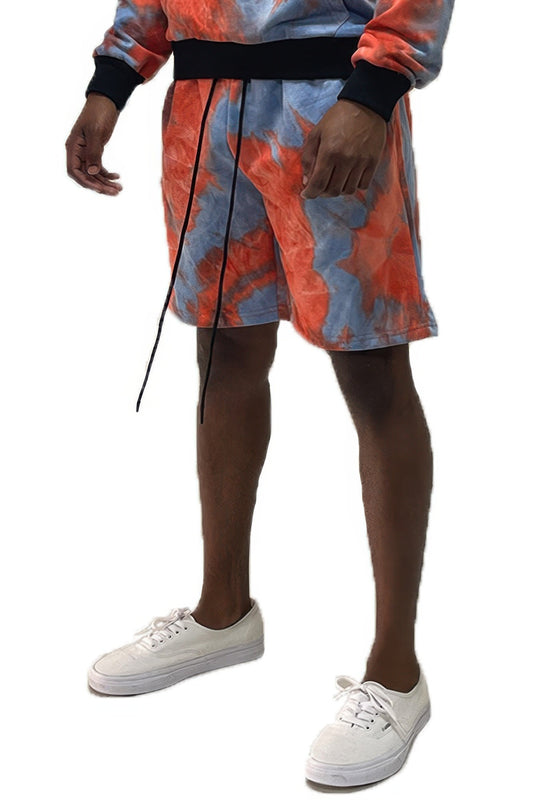 Mens Tye Dye Sweat Shorts - ZumBuys