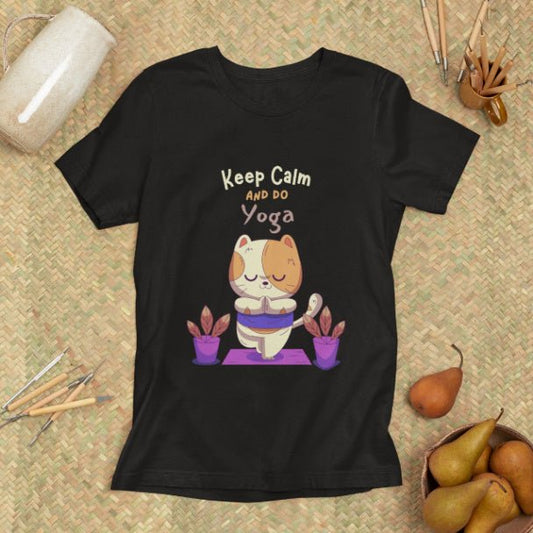 Meow Mat Women's Cotton Tee - ZumBuys