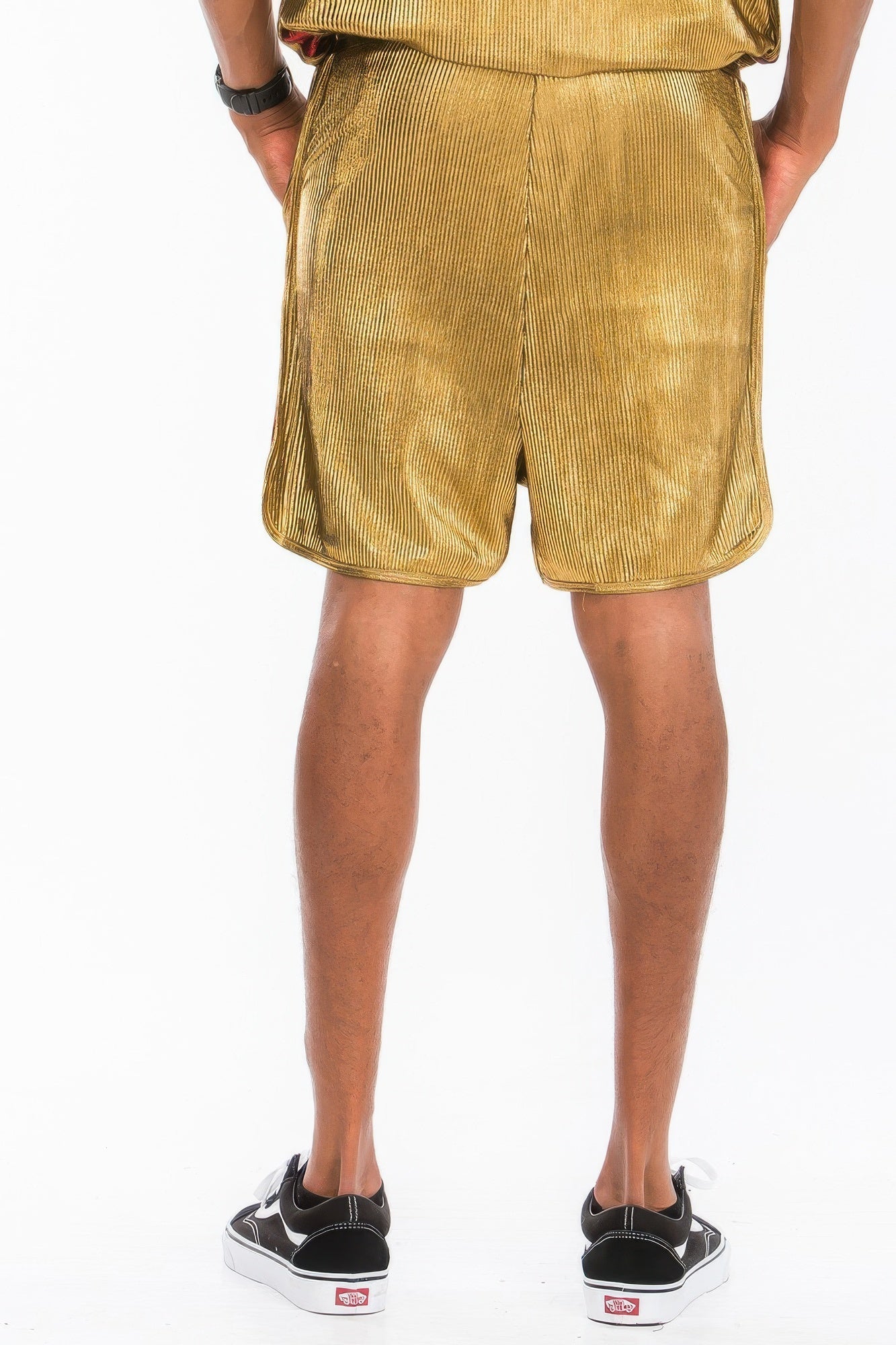 Metallic Flick Shorts - ZumBuys