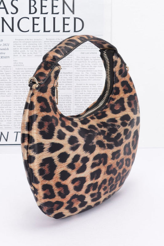 Nylon Leopard Hobo Bag - ZumBuys