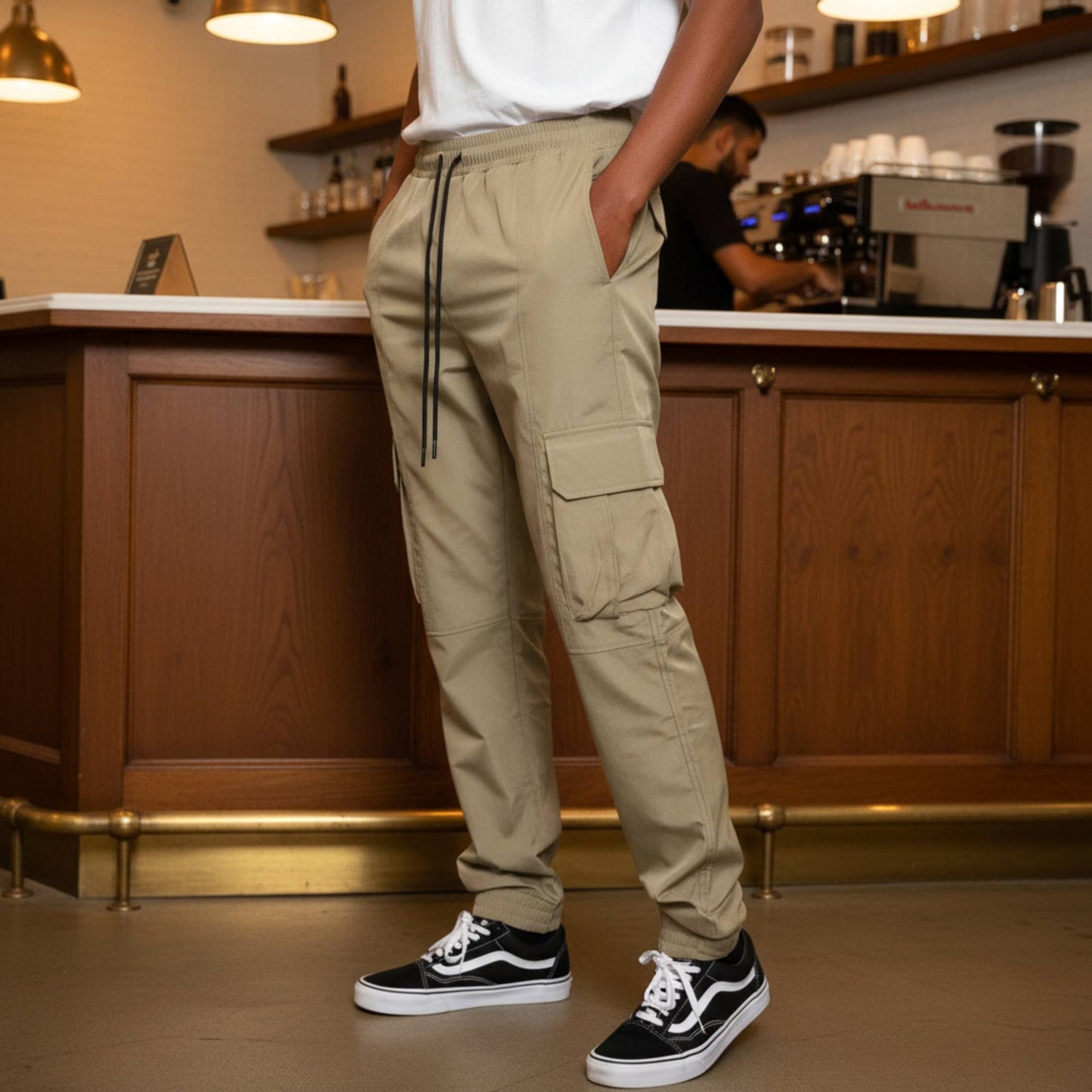 Peacock Iridesceint Jogger Pants - ZumBuys