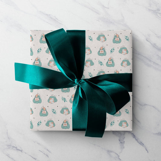 Posh Kitten Wrapping Paper - ZumBuys