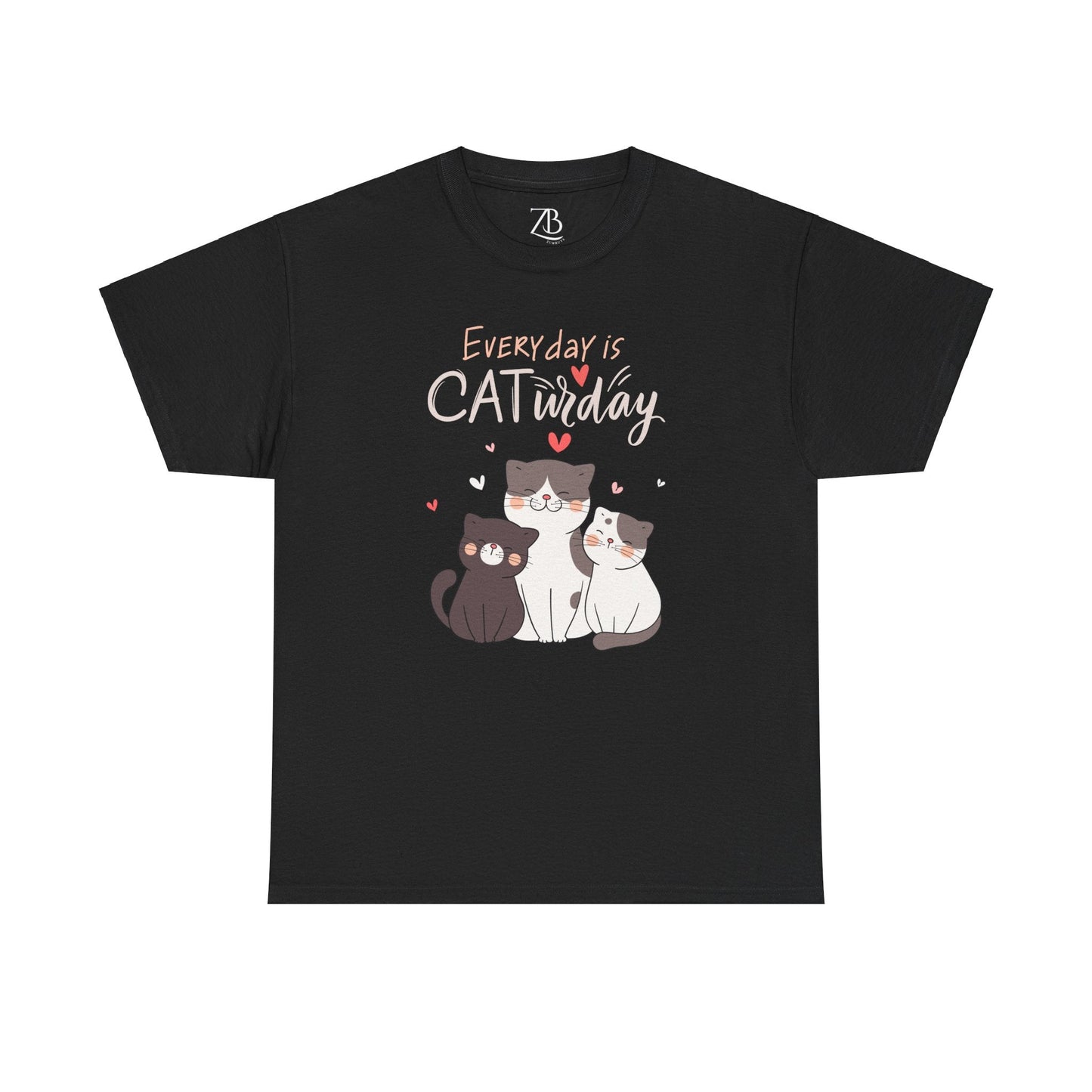 Purr Day Women's Cotton Tee - ZumBuys