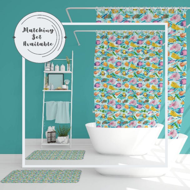 Rainbow Reef Bath Mat - ZumBuys