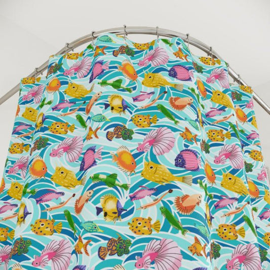 Rainbow Reef Shower Curtain - ZumBuys