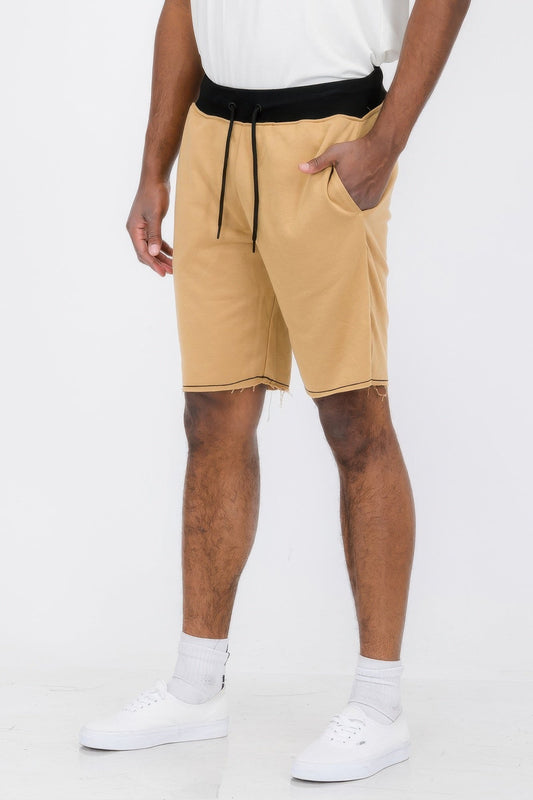 Raw Cut Sweat Shorts - ZumBuys