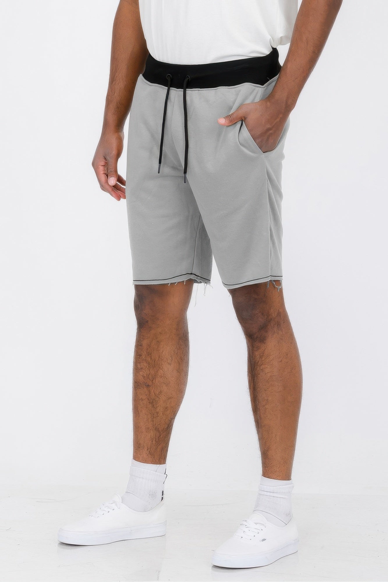 Raw Cut Sweat Shorts - ZumBuys