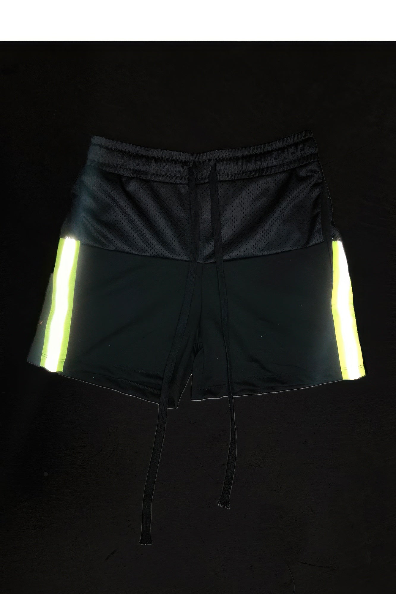 Reflective Half Mesh With Lining Shorts - ZumBuys