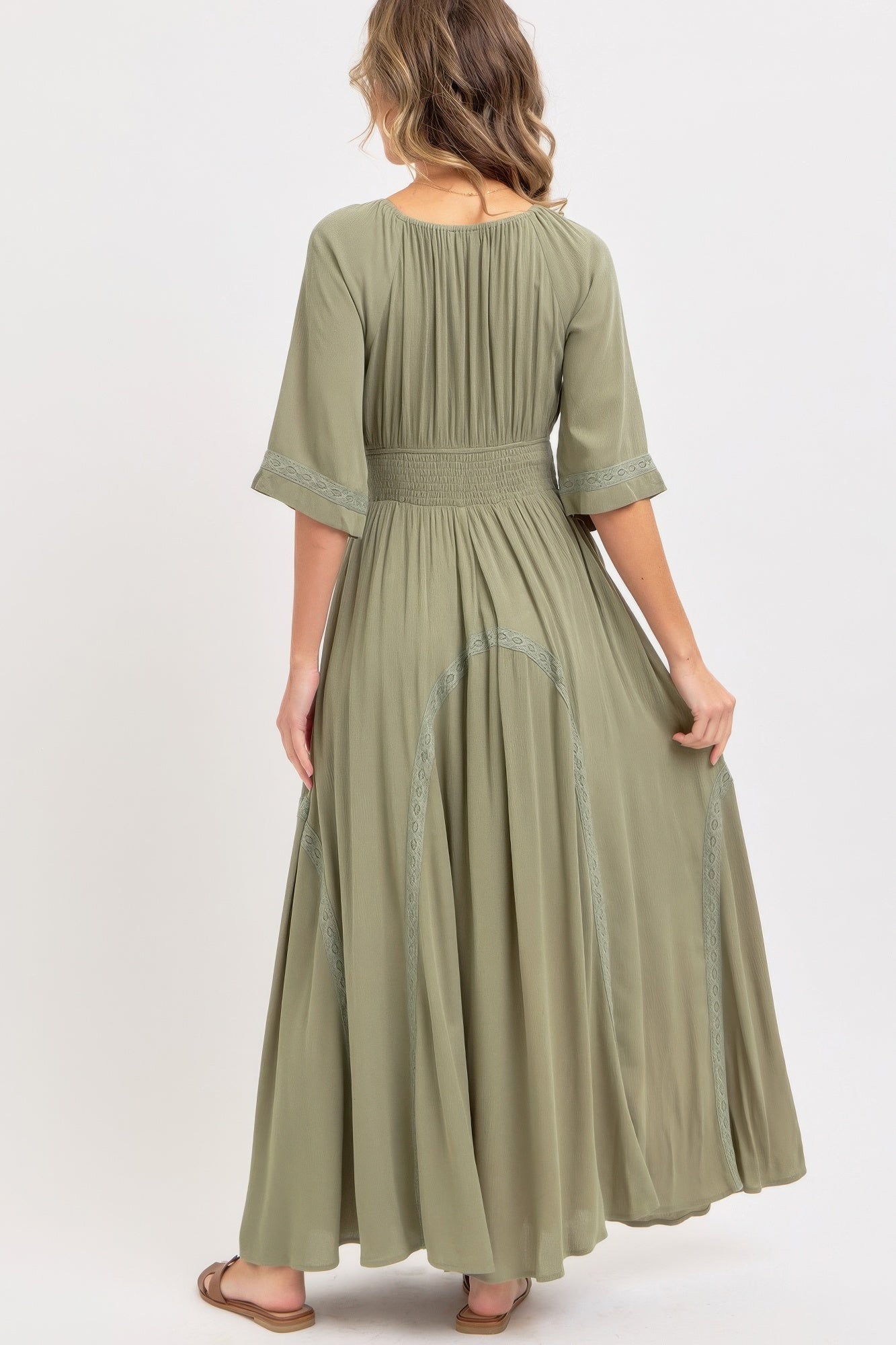 Romantic Flowy Maxi Dress - ZumBuys