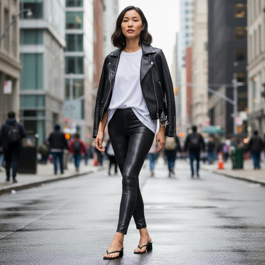 Snake skin print leggings - ZumBuys