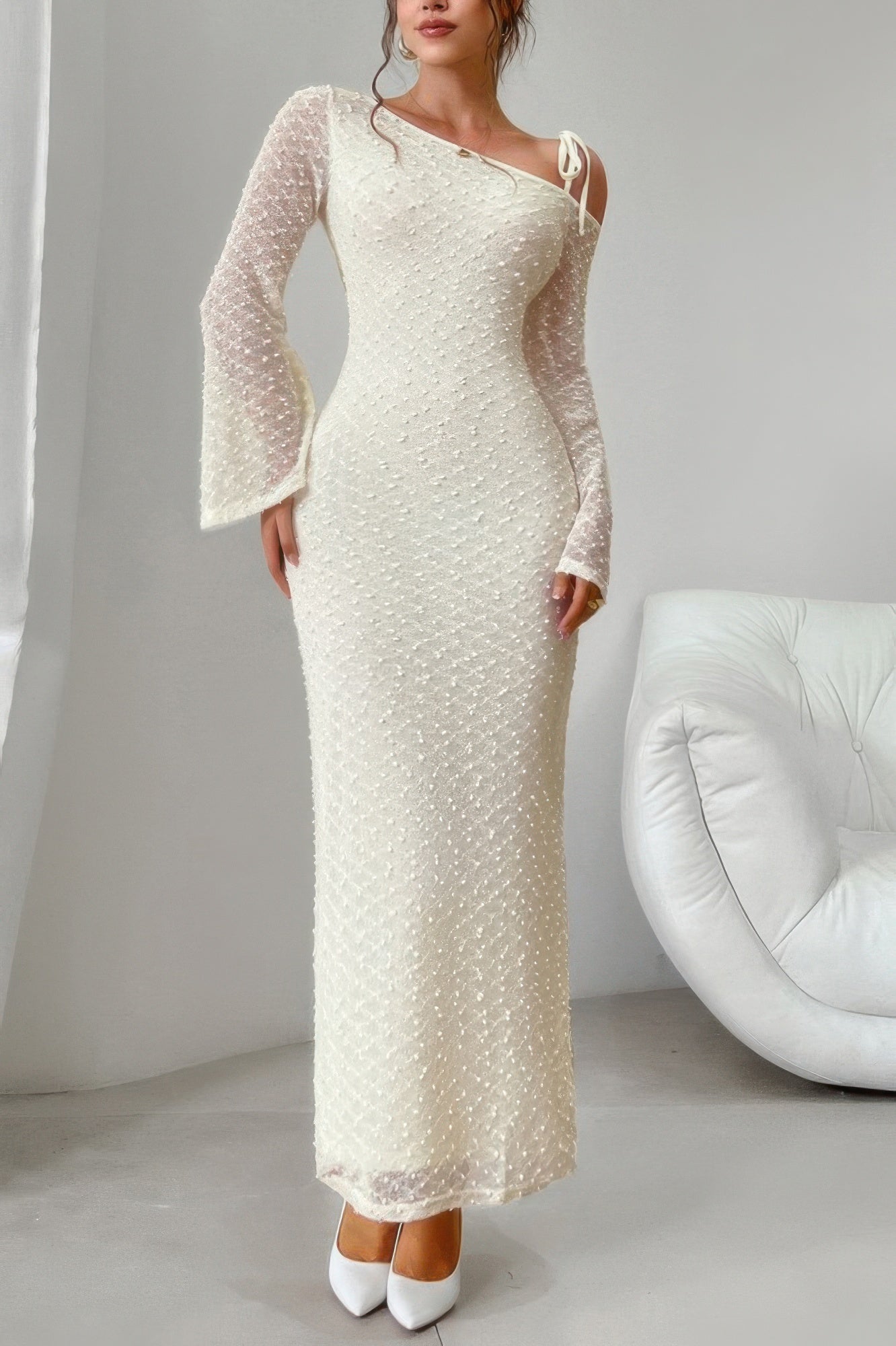 Off Shoulder Bodycon Dress for Women