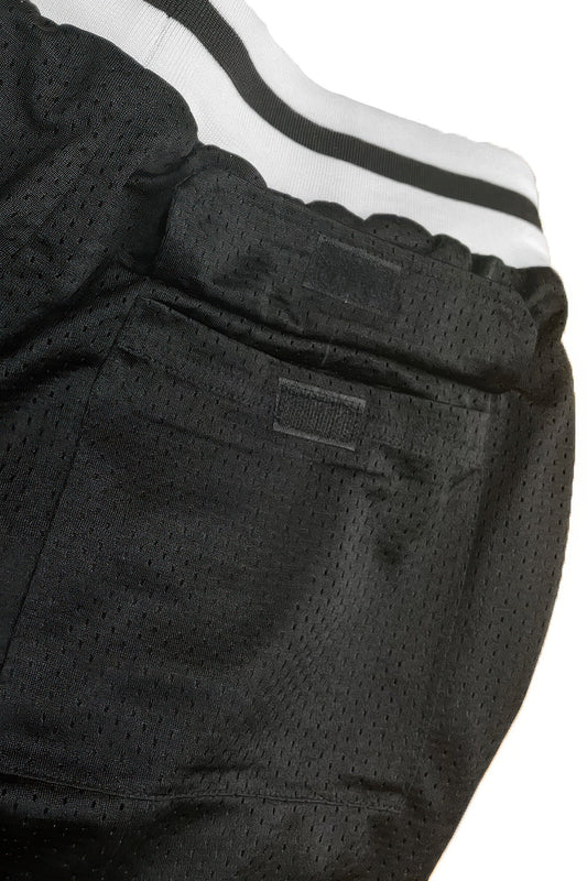 Striped Band Solid Basketball Shorts - ZumBuys