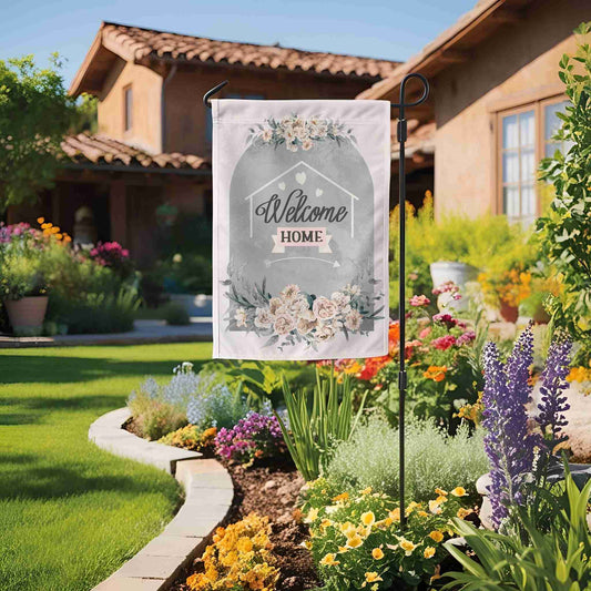 Sweet Petals Welcome Garden & House Banner - ZumBuys