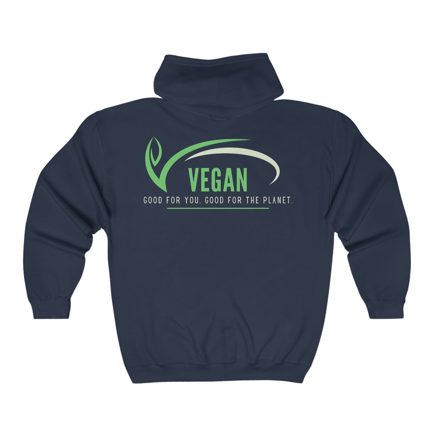 Think Vegan Women's Full Zip Hoodie - ZumBuys